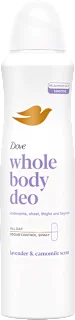 Dove dezodorans sprej za celo telo lavanda i kamilica 150ml