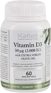 Kaltex Vitamin D3 2000IU kapsule 60 kom