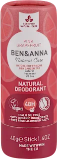 Natural Care dezodorans u stiku - PINK GRAPEFRUIT, 40 g