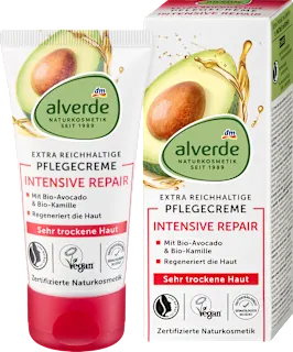 Alverde krema za lice za suvu kožu avokado i kamilica 50ml