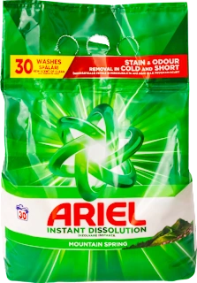 Ariel Instant Dissolution Mountain Spring deterdžent u prahu 1,95kg
