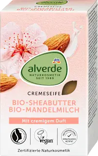 Alverde čvrsti sapun ši puter i bademovo mleko 100g