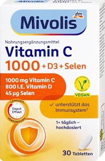 Vitamin C 1000 + D3 + selen tablete, 30 Tableta