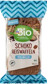 dmBio pirinčane galete sa mlečnom čokoladom 100g