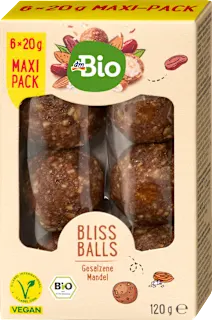 dmBio voćne kuglice od urmi i badema sa nugatom 120g