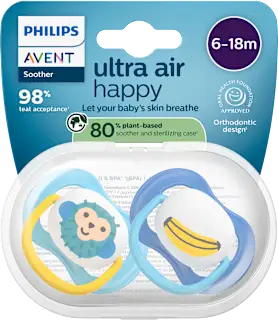 Avent varalica Ultra Air Happy 6-18m plava 2 komada