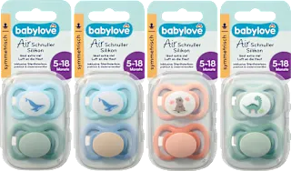 Babylove Air simetrična silikonska varalica 5-18 meseci 2 komada