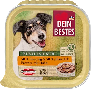 Dein Bestes pašteta za pse 50% meso 50% biljno sa piletinom 150g