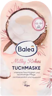 Balea maska za lice u maramici Milky kokos