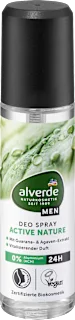 Alverde Men Active Nature 24h dezodorans sprej 75ml