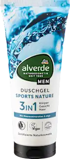 Alverde Men Sports Nature gel za tuširanje 3u1 200ml