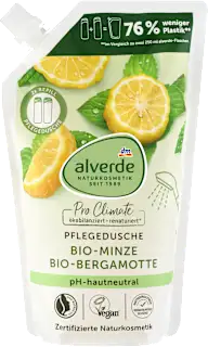 Alverde gel za tuširanje nana i bergamot dopuna 500ml