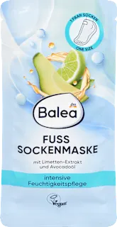 Balea maska za stopala u obliku čarapa limeta i avokado 1 par
