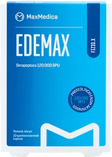 EDEMAX serapeptaza 120.000 SPU - kapsule, 10 kom