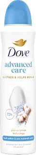 Dove Advanced Care Cotton & Sea Mineral dezodorans sprej 150ml