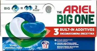 Ariel The Big One Alpine kapsule za pranje veša 12 komada