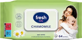 Baby Fresh vlažne maramice za bebe i decu kamilica 64 komada