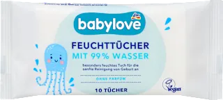 Babylove vlažne maramice sa 99% vode 10 komada