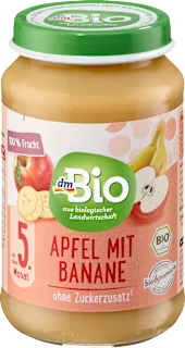 dmBio bebi kašica jabuka i banana 5m+ 190g