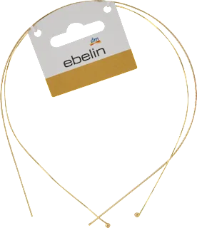 ebelin metalni rajfovi za kosu zlatni 2 komada