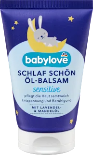 Babylove Sensitive noćni uljani balzam za telo 50ml